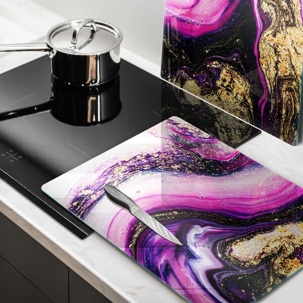 Herdabdeckung Abstraktes Design Gold