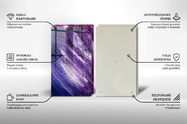 Herdabdeckung Abstraktion malen