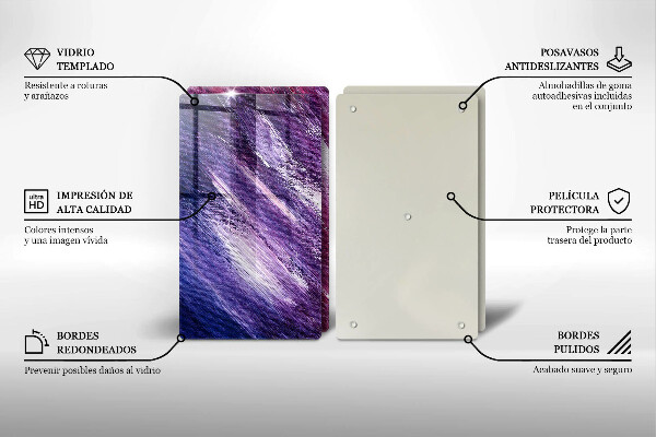 Herdabdeckung Abstraktion malen