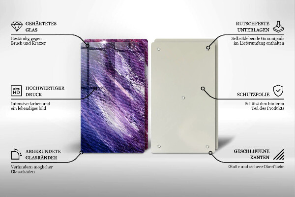 Herdabdeckung Abstraktion malen