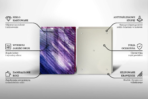 Herdabdeckung Abstraktion malen