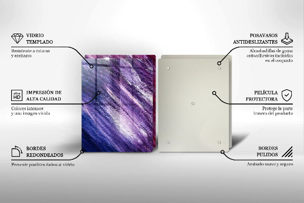 Herdabdeckung Abstraktion malen