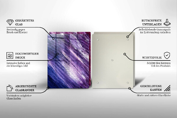 Herdabdeckung Abstraktion malen