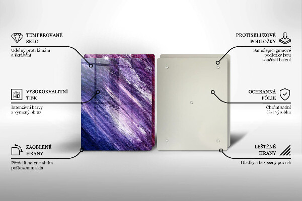 Herdabdeckung Abstraktion malen