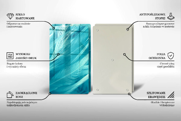 Herdabdeckung Zarte Federn