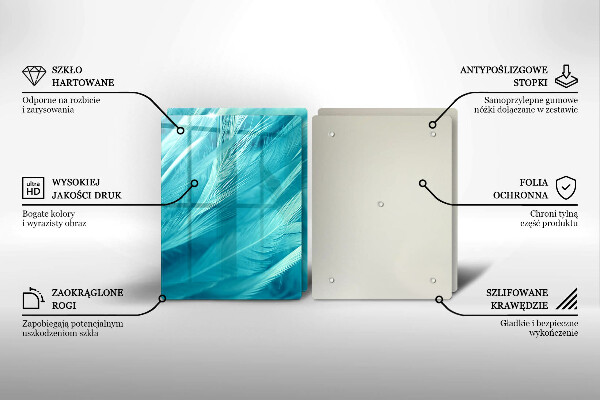 Herdabdeckung Zarte Federn