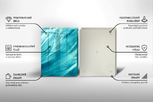 Herdabdeckung Zarte Federn