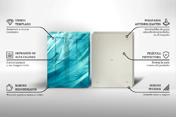 Herdabdeckung Zarte Federn