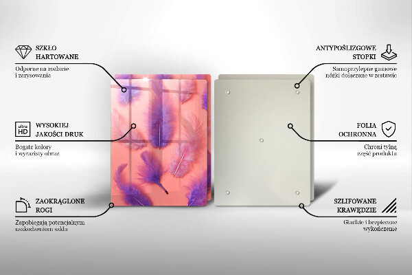 Herdabdeckung Flauschige Federn