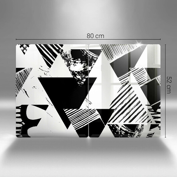 Herdabdeckung Geometrische Dreiecke