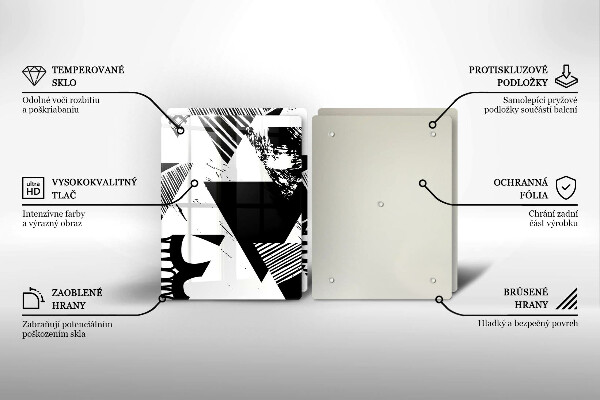 Herdabdeckung Geometrische Dreiecke