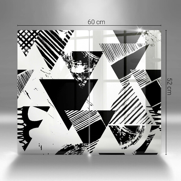 Herdabdeckung Geometrische Dreiecke