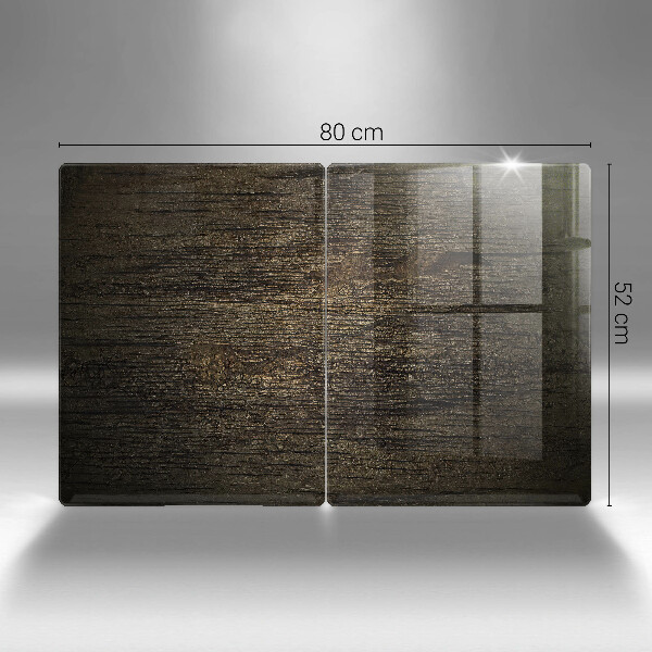 Herdabdeckung Textur der Holzrinde