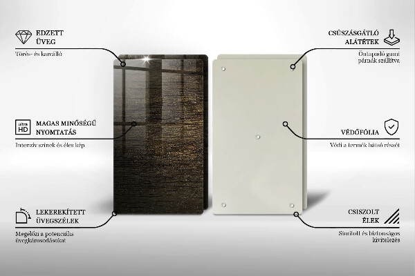 Herdabdeckung Textur der Holzrinde