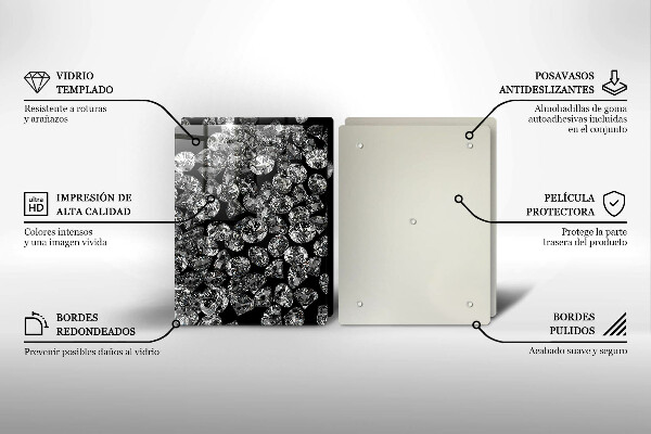 Herdabdeckung Diamanten Diamanten