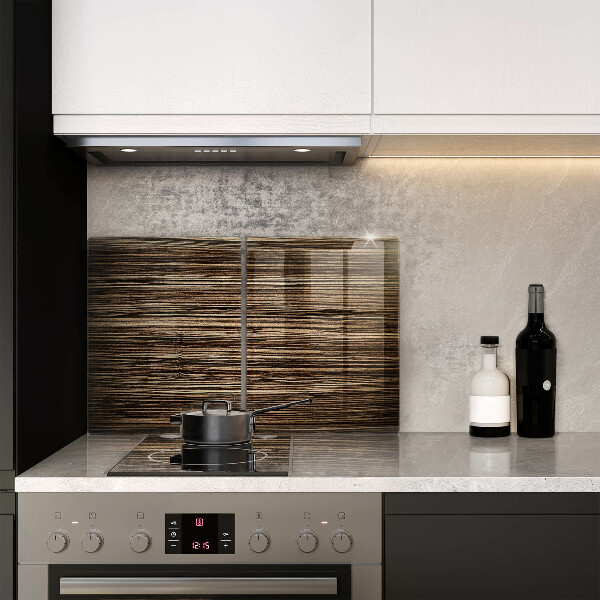 Herdabdeckung Holzstruktur