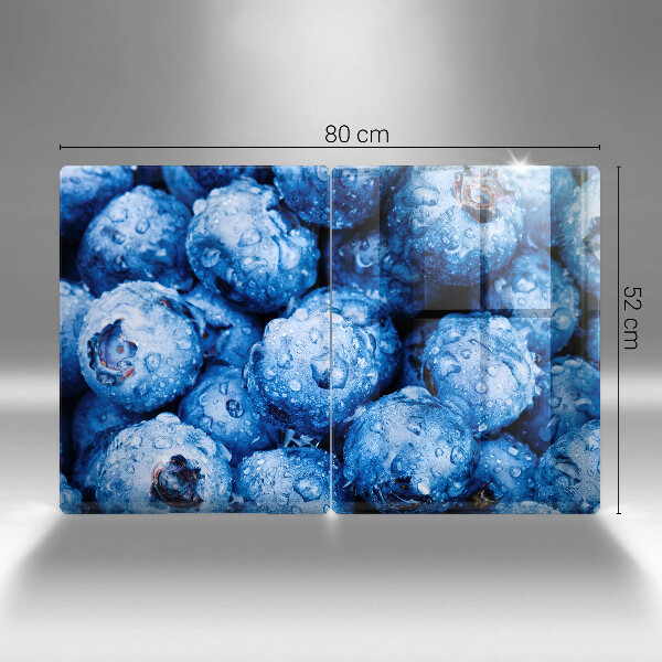 Herdabdeckung Saftige Blaubeeren
