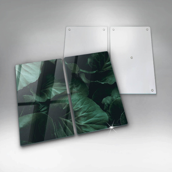 Herdabdeckung Wilde dunkle Blätter