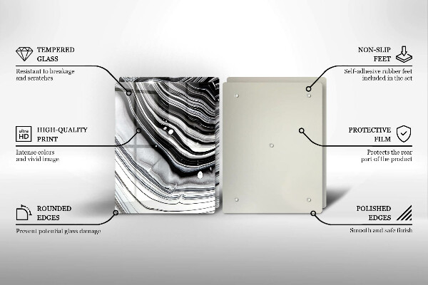 Herdabdeckung Tintenabstraktion