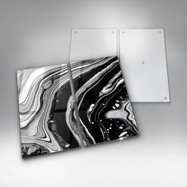 Herdabdeckung Tintenabstraktion