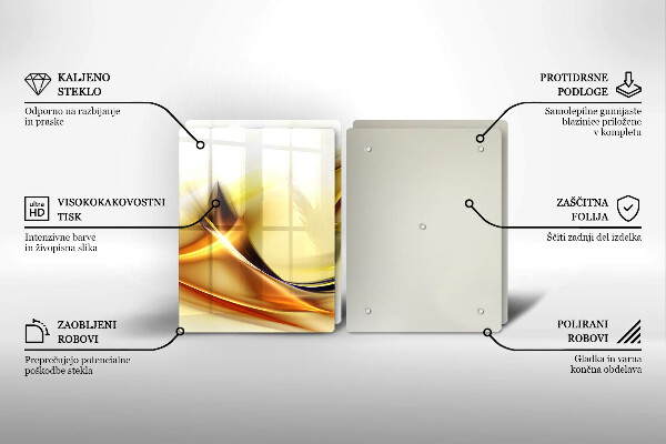 Herdabdeckung Abstrakte Lichtlinien