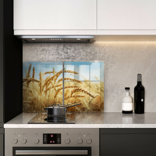 Herdabdeckung Getreideähren auf dem Feld