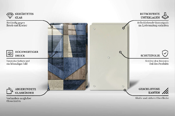 Herdabdeckung Geometrische Abstraktion