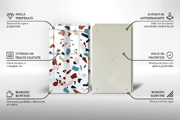 Herdabdeckung Dekorativer Stein