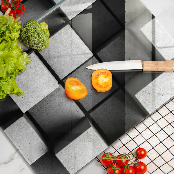 Herdabdeckung 3D-Geometriehintergrund