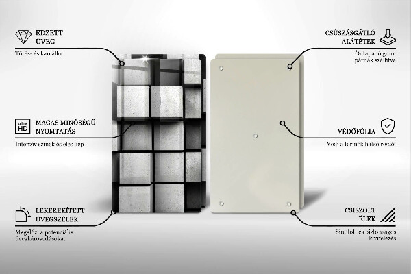 Herdabdeckung 3D-Geometriehintergrund