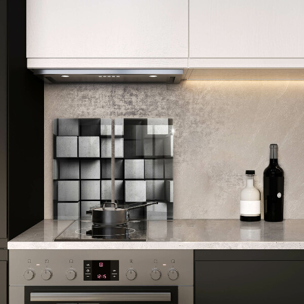 Herdabdeckung 3D-Geometriehintergrund