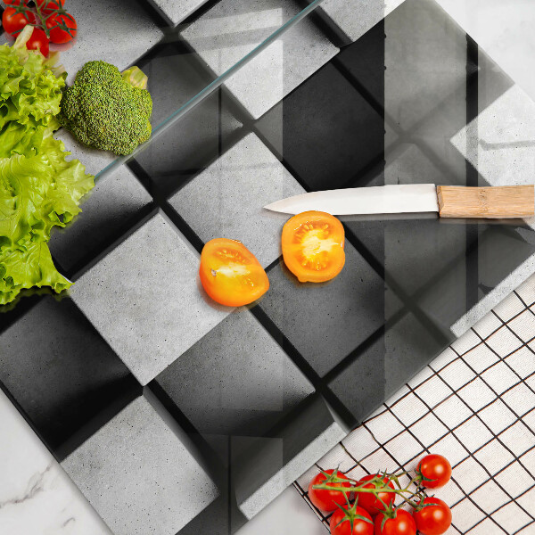 Herdabdeckung 3D-Geometriehintergrund