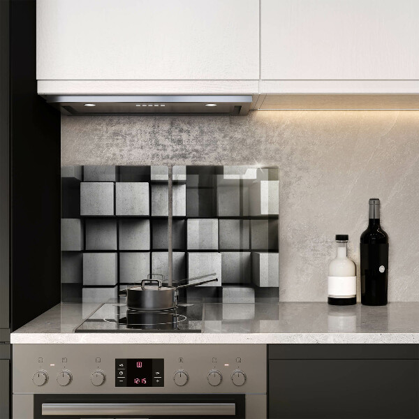 Herdabdeckung 3D-Geometriehintergrund