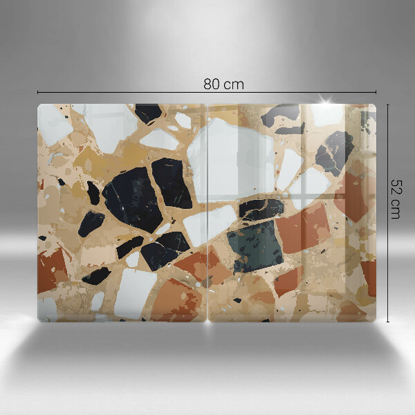 Herdabdeckung Dekorativer Steinteller