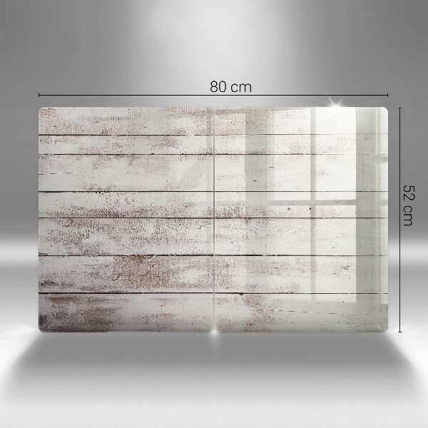 Herdabdeckung Alte Holzbretter