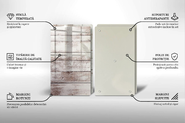 Herdabdeckung Alte Holzbretter
