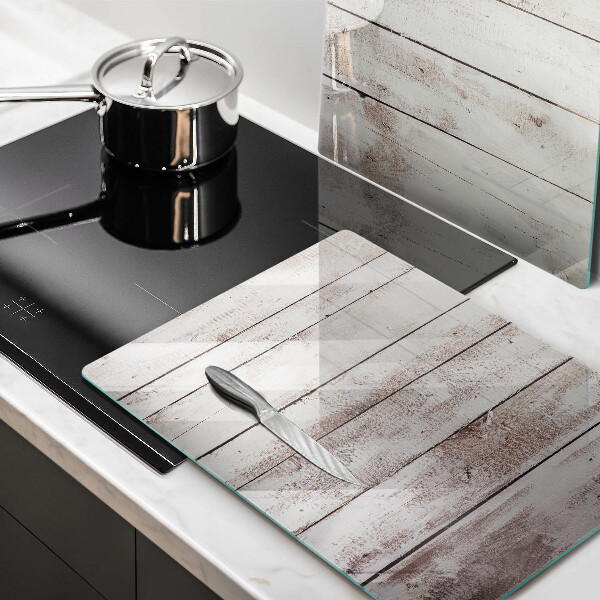 Herdabdeckung Alte Holzbretter