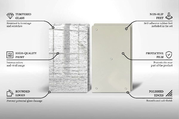 Herdabdeckung Backsteinmauer