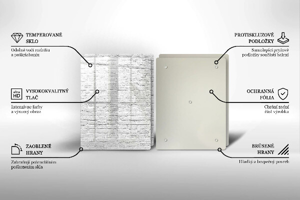 Herdabdeckung Backsteinmauer