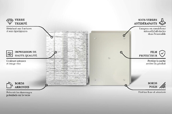 Herdabdeckung Backsteinmauer