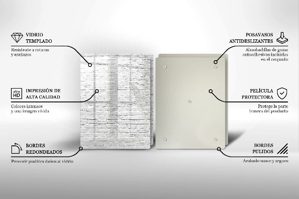 Herdabdeckung Backsteinmauer