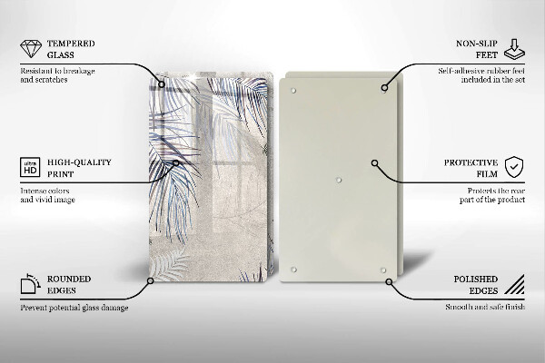 Herdabdeckung Subtile Blätter