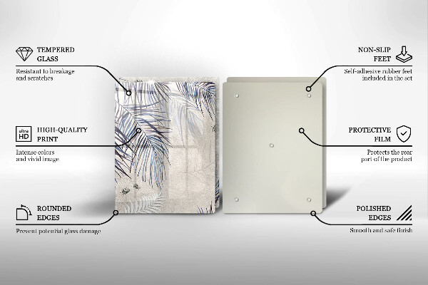 Herdabdeckung Subtile Blätter