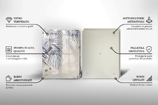 Herdabdeckung Subtile Blätter