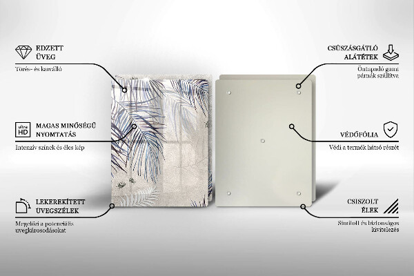Herdabdeckung Subtile Blätter