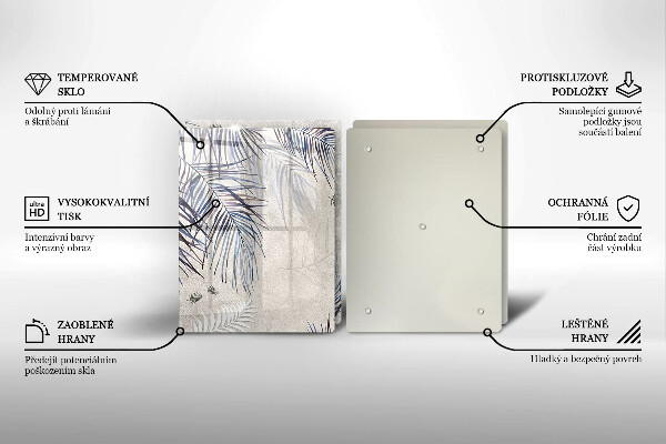 Herdabdeckung Subtile Blätter