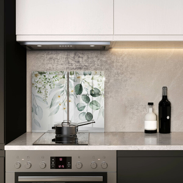 Herdabdeckung Aquarellpflanzen