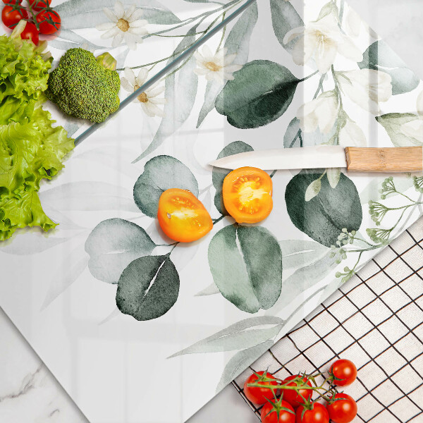 Herdabdeckung Aquarellpflanzen