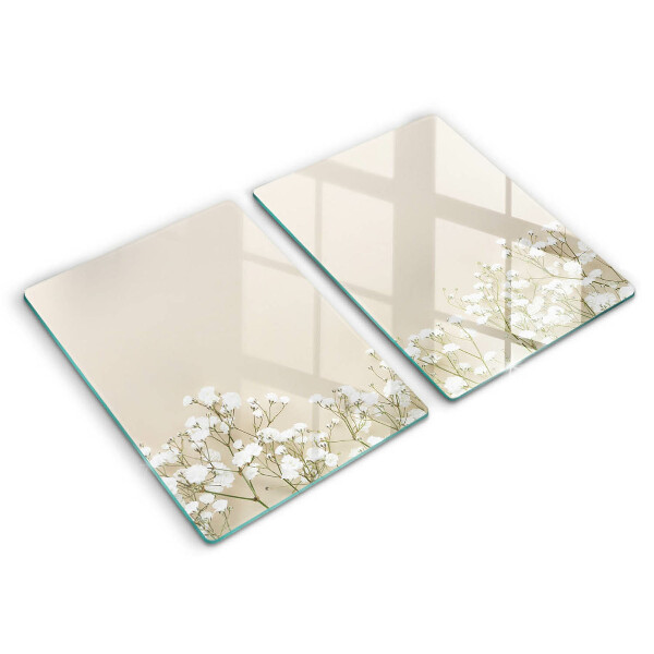 Herdabdeckung Gips-Boho-Blumen