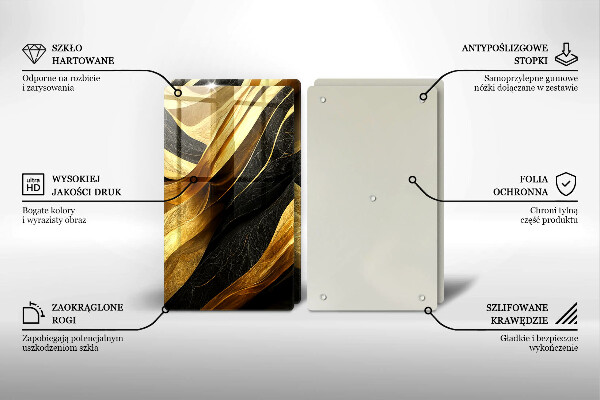 Herdabdeckung Elegante Abstraktion